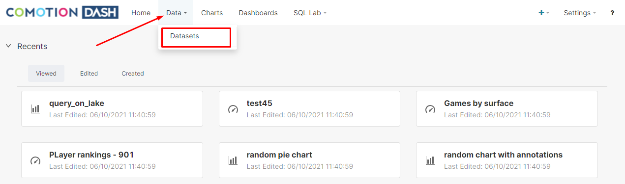 Select Dataset