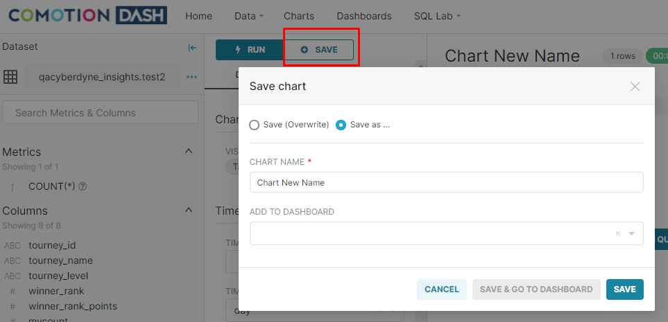 chart save