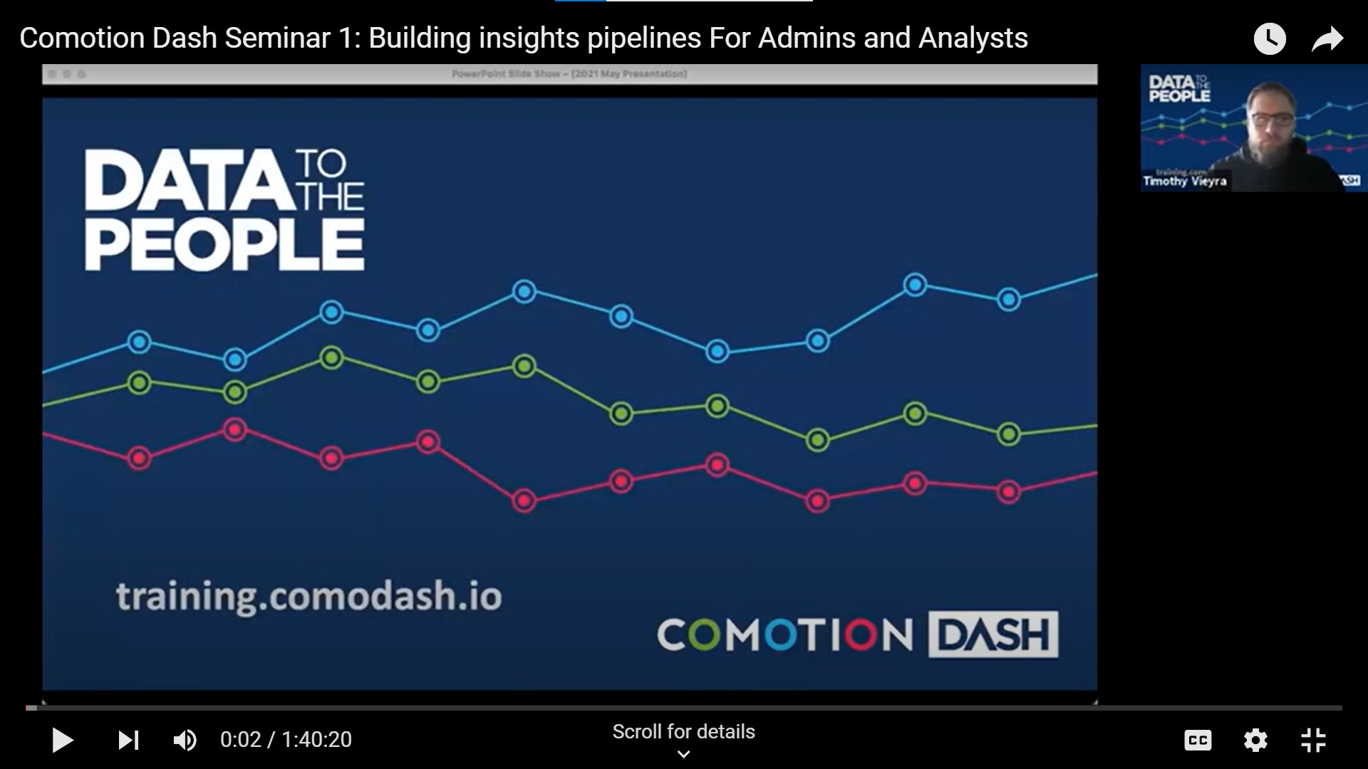 Comotion Dash Seminar 1